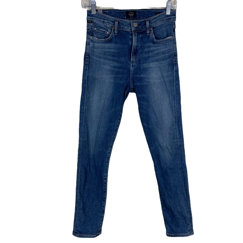 Rocket Crop High Rise Skinny Citizens of Humanity Denim Jeans Size 26 5-Pockets